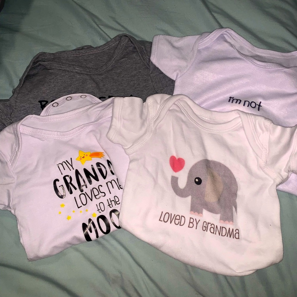 4 “grandma” onesie bundle